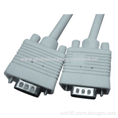 15P VGA to VGA Cable for Monitor Computer